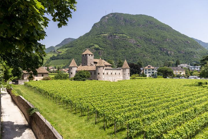 Blick auf Schloss Maretsch