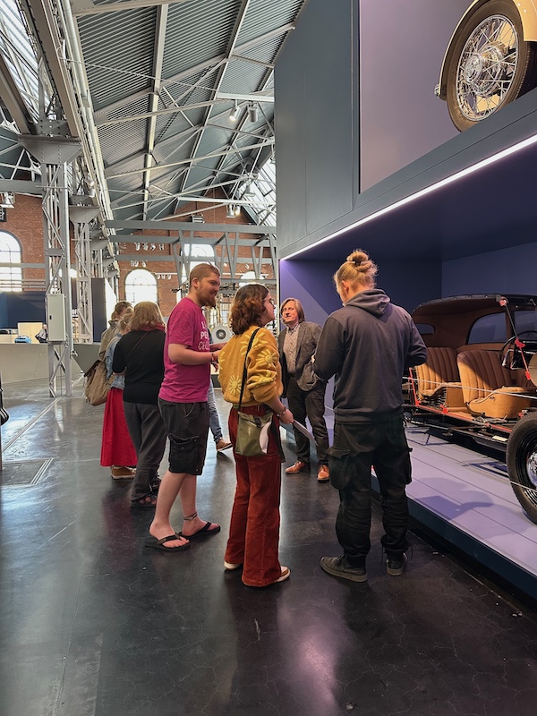 EuroBean Orga-Team inspiziert die Ausstellung des Industriemuseum Chemnitz I