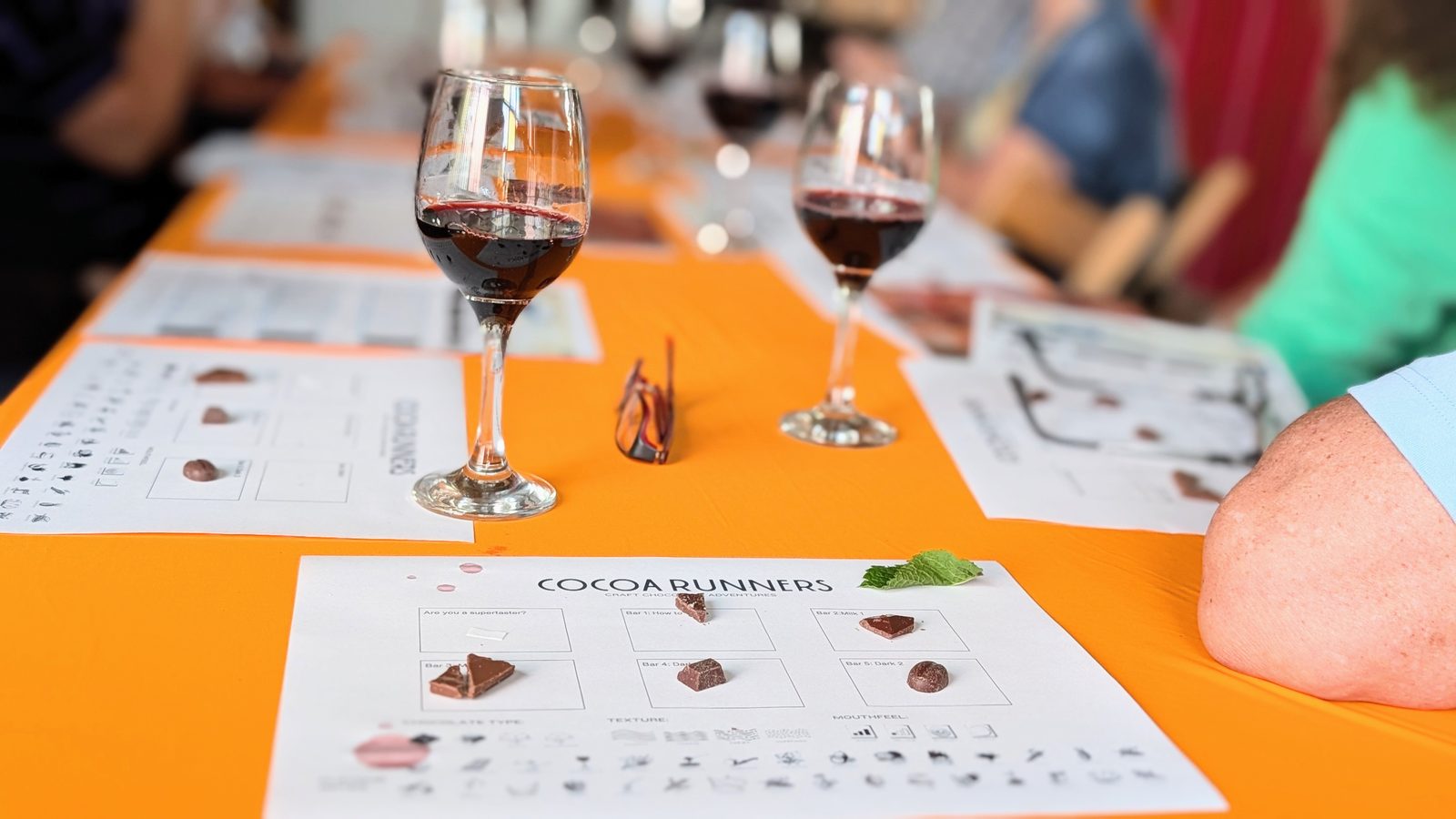 Tasting: chocolate and wine