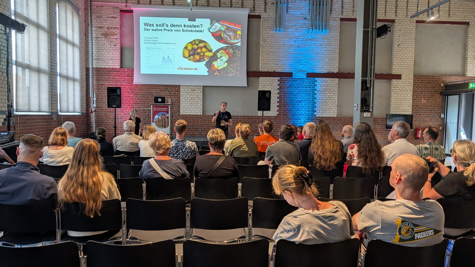 A talk at the EuroBean Chocolate Festival
